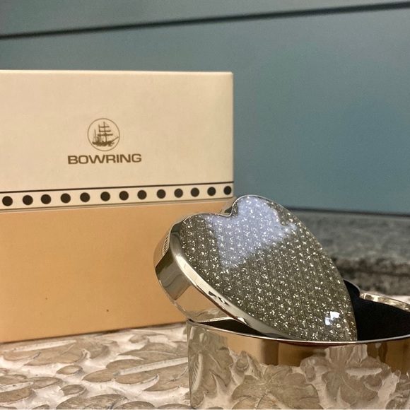 Bowring, Small Heart Shaped Jewelry Box, BNIB - Picture 4 of 6